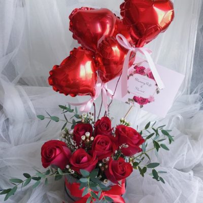 Mini Heart Shape Foil Balloons